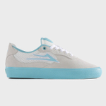 Кеды Lakai Essex Elite: White Suede Aqua (Q4-25)
