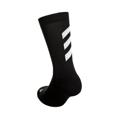 adidas Alphaskin Crew Low Cut Sports Socks - Black, White