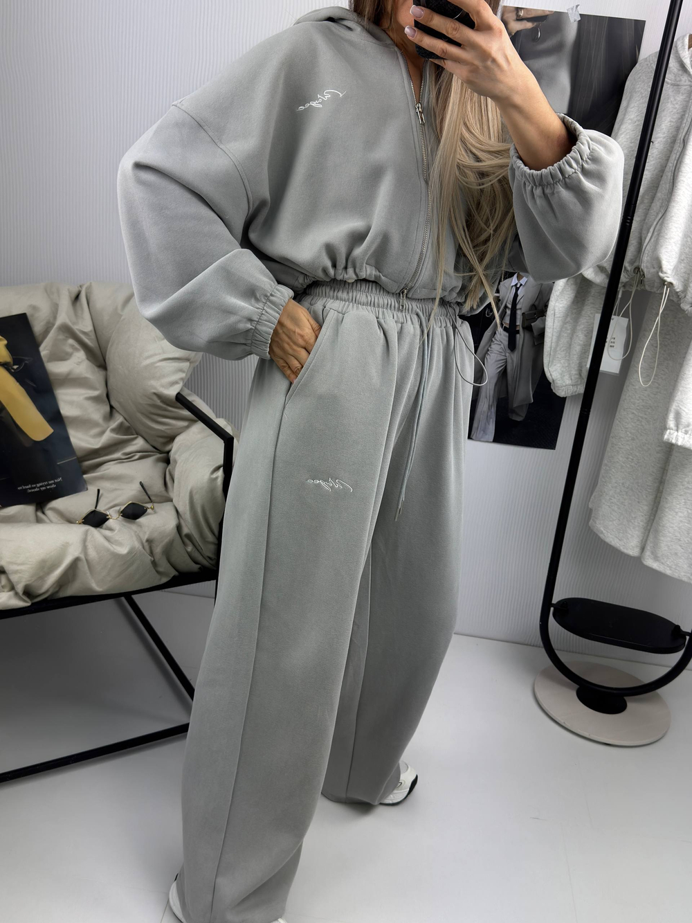 Костюм женский арт. 862 цвет "серый"