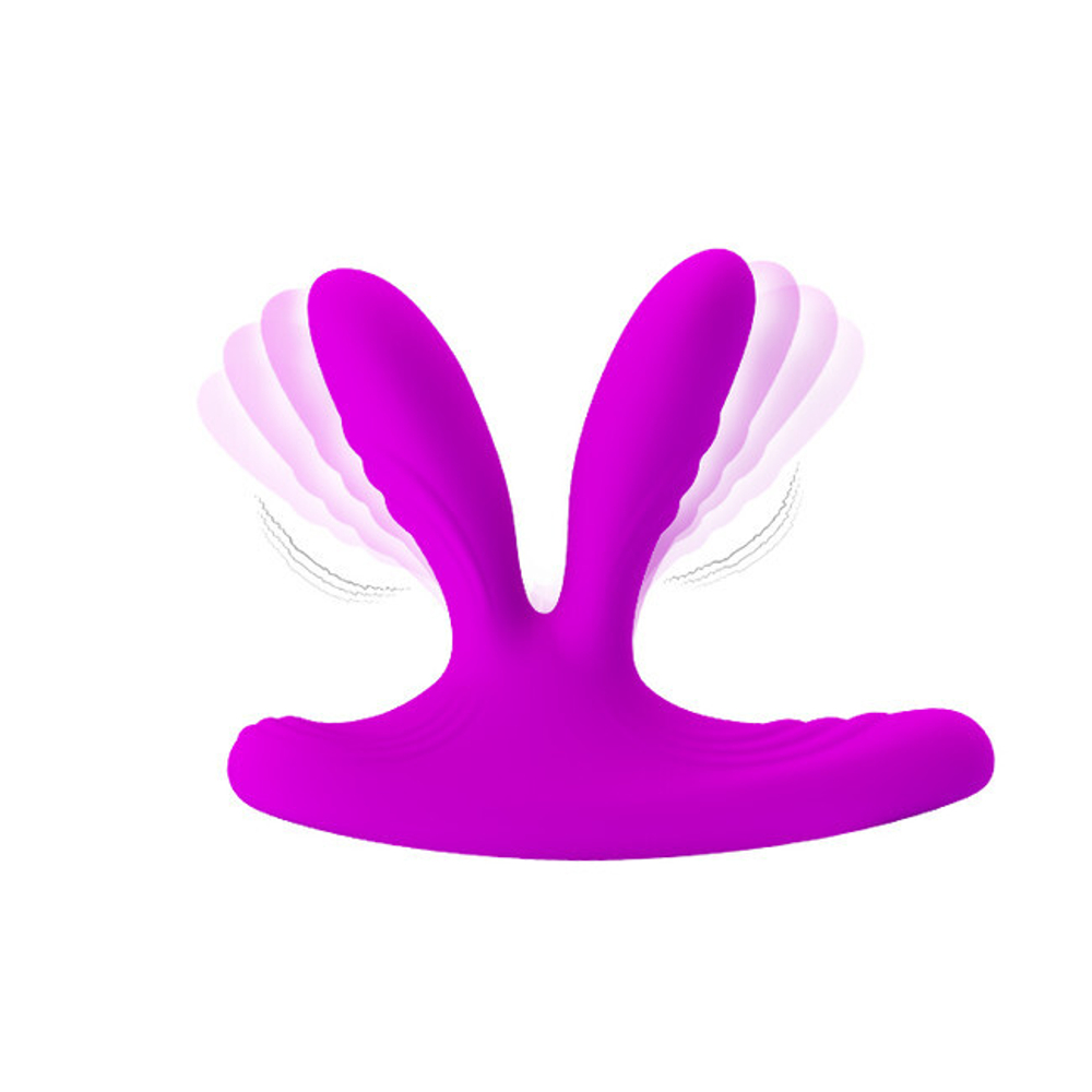 Универсальный вибромассажер на дистанционном управлении PrettyLove Magic Fingers (12 режимов) (Цвет: фуксия)