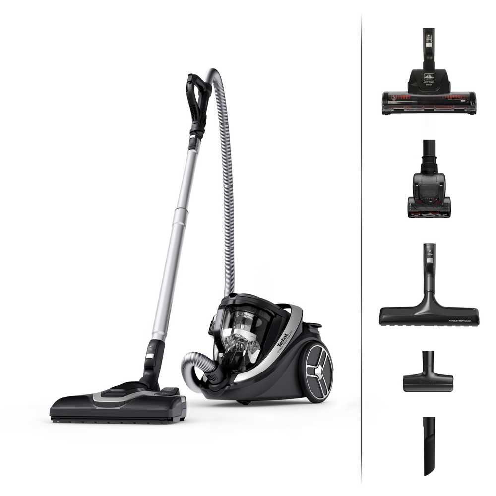 Пылесос с контейнером для пыли Tefal Silence Force Cyclonic Effitech TW7976EA