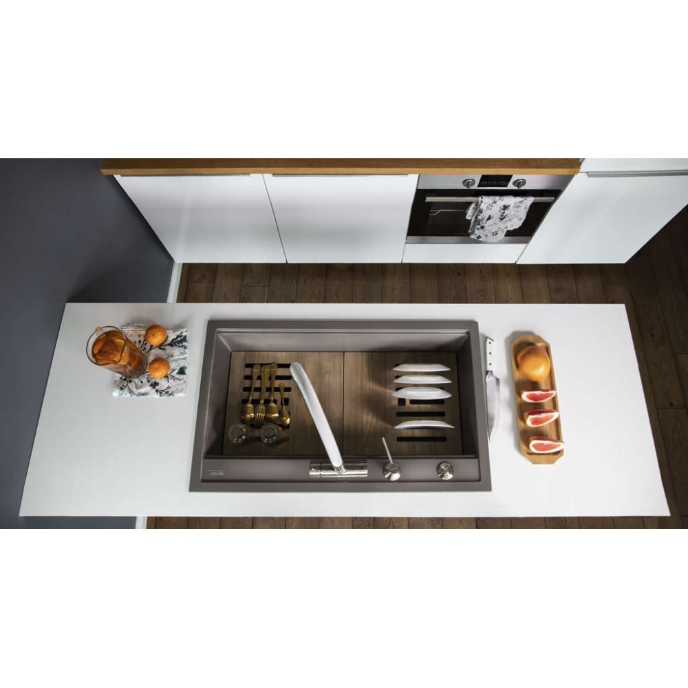 Кухонная мойка Omoikiri Kitagawa 86-LB-WH