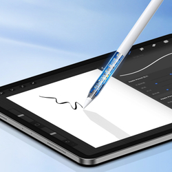 Стилус от Dux Ducis серии SP-06 белого цвета для планшетов iPad c 2024-, с индикатором заряда