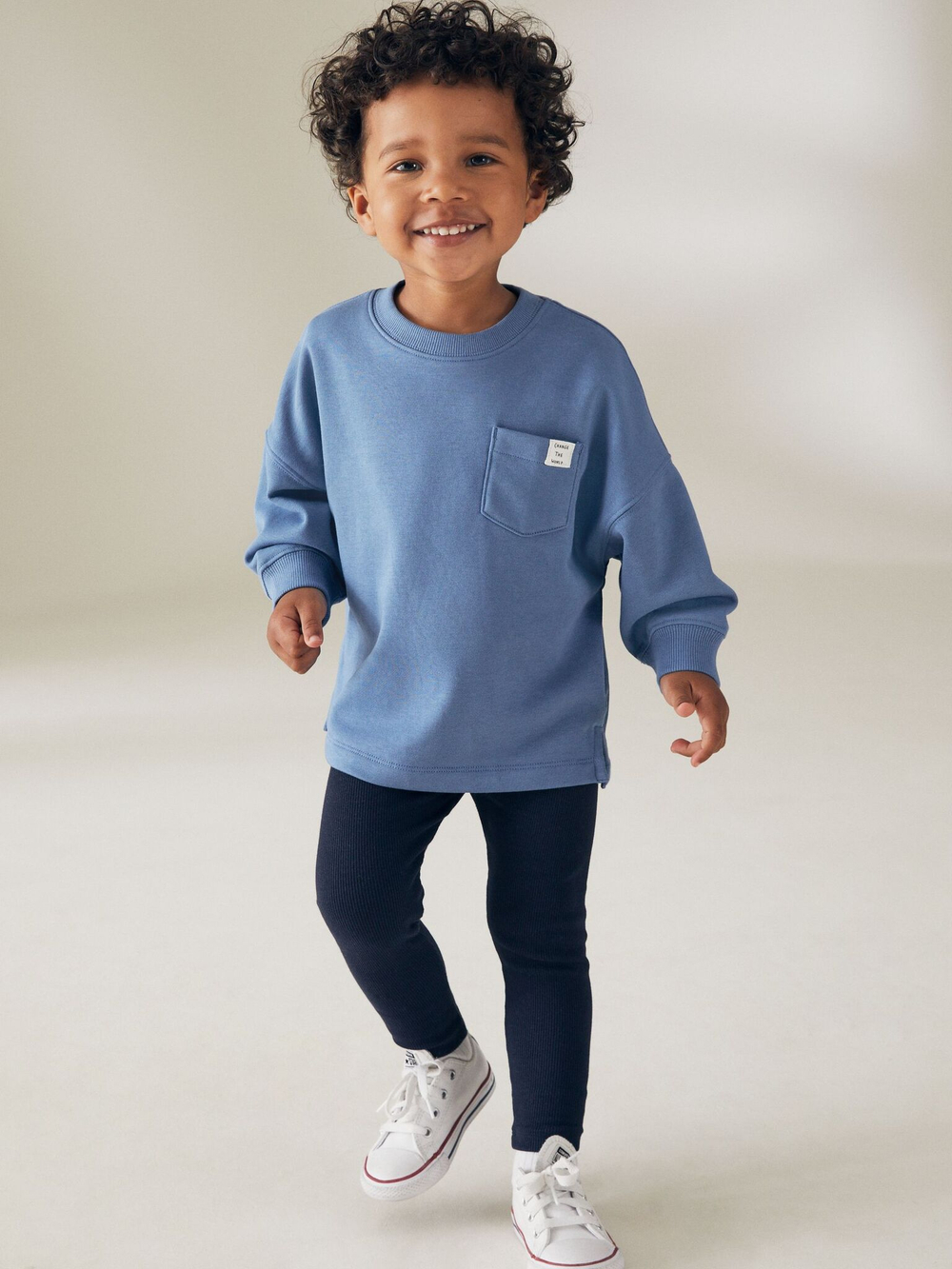 Толстовка и легинсы в комплекте для мальчика Next N96-341, Синий