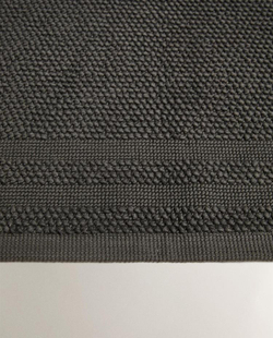 ZARA HOME КОВРИК ДЛЯ ВАННОЙ ИЗ ХЛОПКА С АНТИСКОЛЬЗЯЩЕЙ ПОВЕРХНОСТЬЮ, АНТРАЦИТОВЫЙ