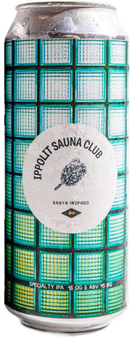 Пиво Он Зе Боунс Ипполит Сауна Клуб 2023 / On The Bones Ippolit Sauna Club 2023 0.5 - банка