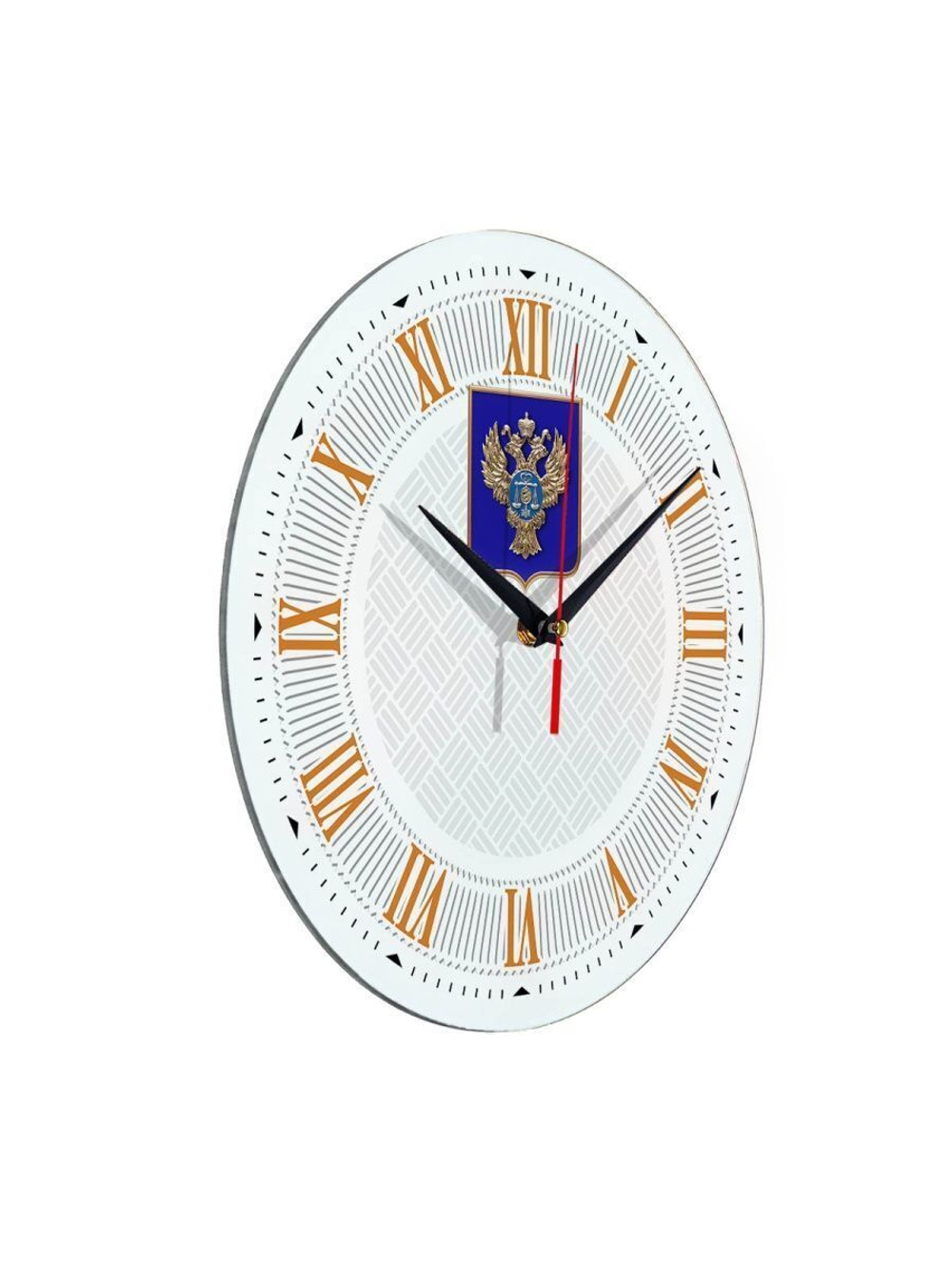 Настенные часы "Эмблема герб Казначейство 23"