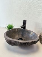 Раковина из речного камня RS-65954 46х33х16 из натурального камня