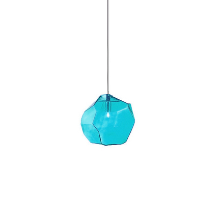 Pendant design lamp Ice Cube by Lasvit (Blue)