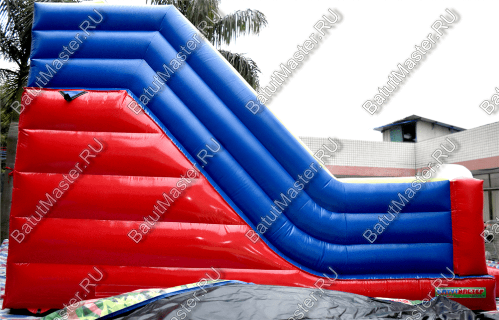 Детский надувной батут-горка "Зайка" 8*5*6 м