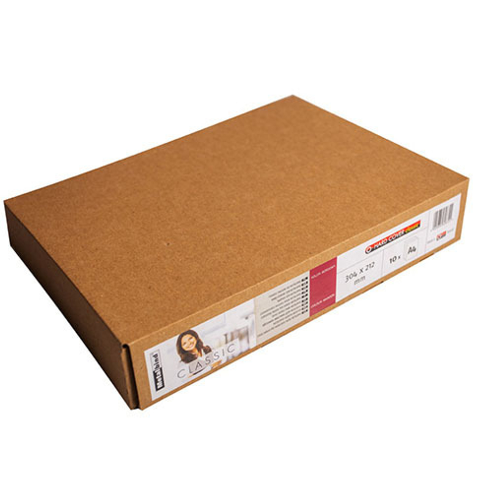 Твердые обложки А4 бордовые упак. 10пар