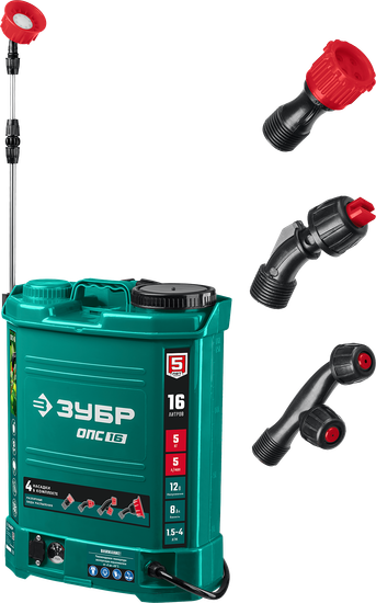 Аккумуляторный опрыскиватель "ЗУБР" ОПС-16