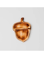 Деревянная менажница "Жёлудь" из кедра