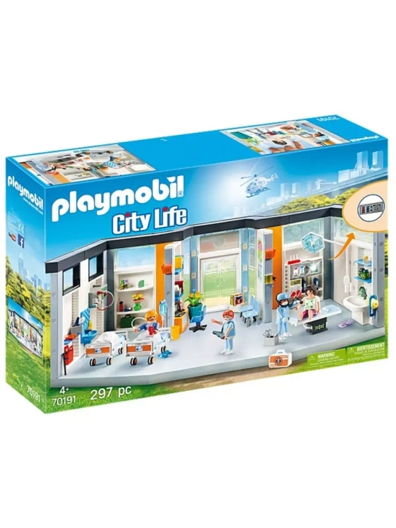 Набор Больничное крыло с мебелью Playmobil 70191 свет