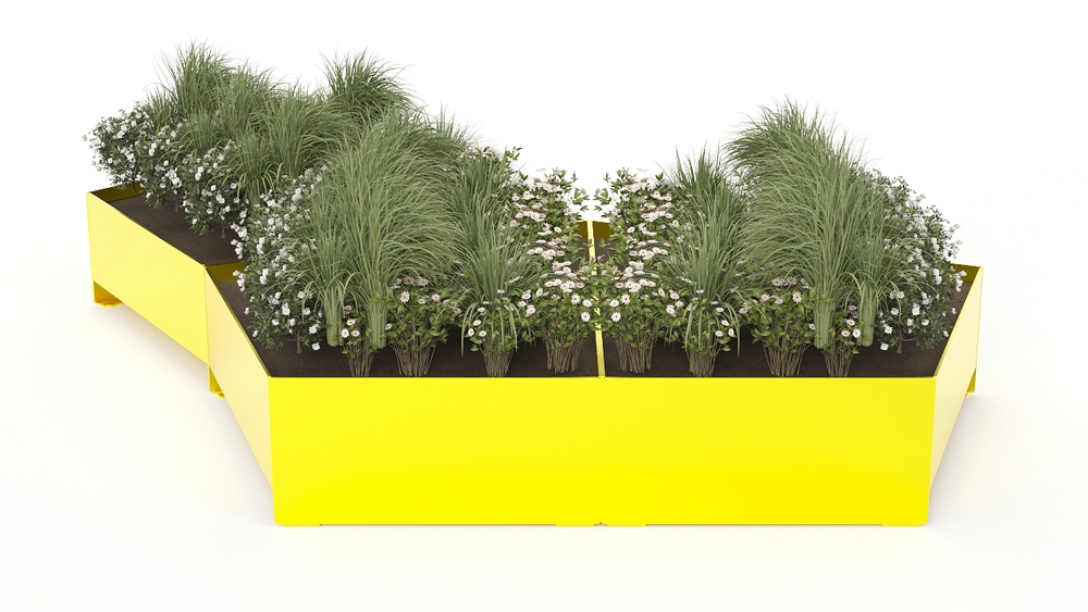 Скамья-вазон Модуль 5 SK00354