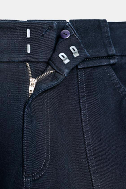 ZARA БРЮКИ КАРГО С ПОЯСОМ, МОРСКОЙ СИНИЙ