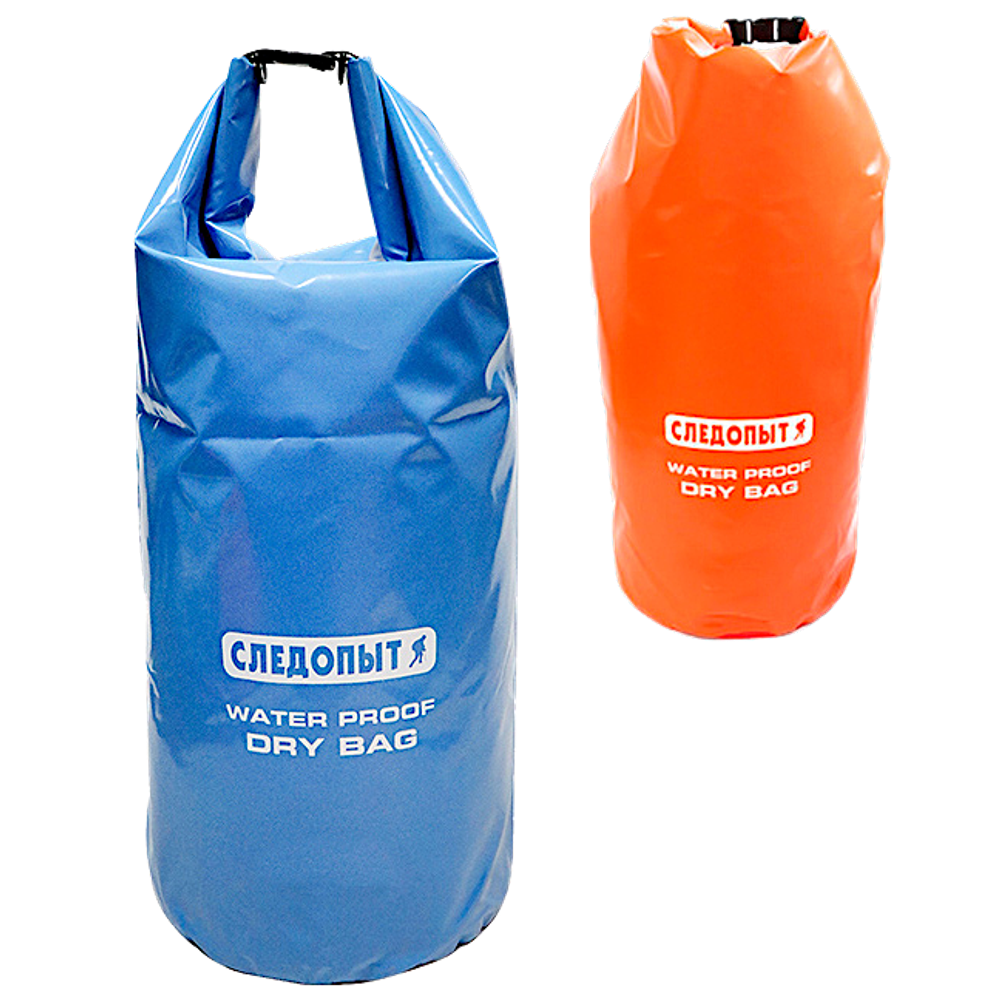 Гермомешок Следопыт ПВХ PF-DBS-100л Dry Bag без лямок Цвет Оранжевый