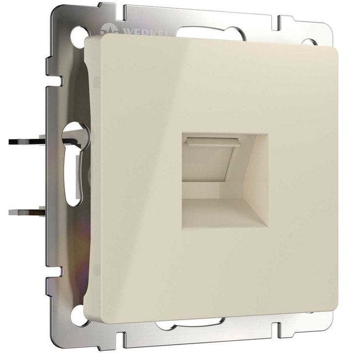Телефонная розетка Werkel RJ11 слоновая кость W1182003 4690389155888