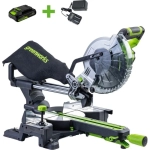 Greenworks GD24MS216 торцовочная пила аккумуляторная (1 x 2 Ач, ЗУ) 1501707UA