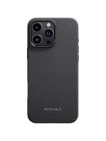 PITAKA Ultra-Slim Case for IPhone 16 Pro Max Black/Grey