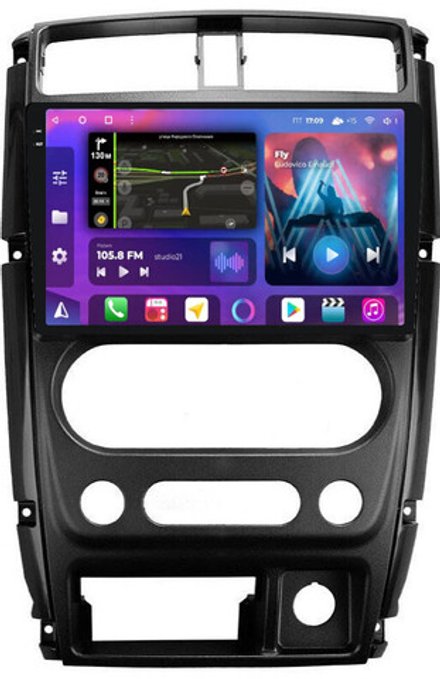 Магнитола для Suzuki Jimny 2005-2018 - FarCar XXL3059M QLED+2K, Android 12, ТОП процессор, 8Гб+256Гб, CarPlay, 4G SIM-слот