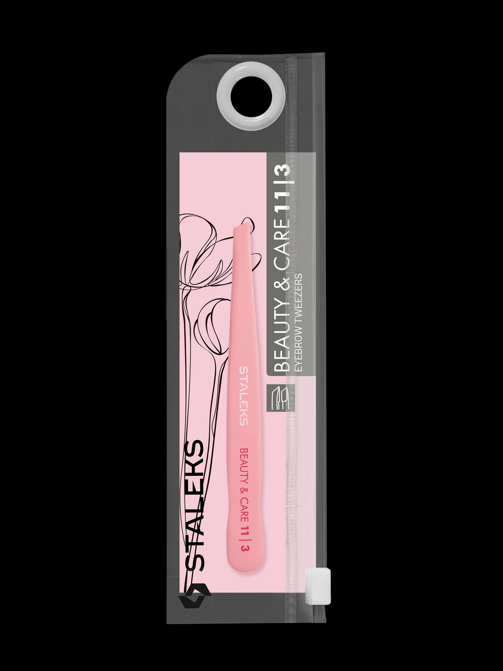 Пинцет для бровей Beauty & Care 11 TYPE 3 скошенные