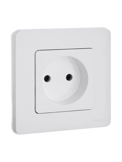 Розетка 1-м СП Inspiria 16А IP20 250В 2P механизм бел. IEK 673710