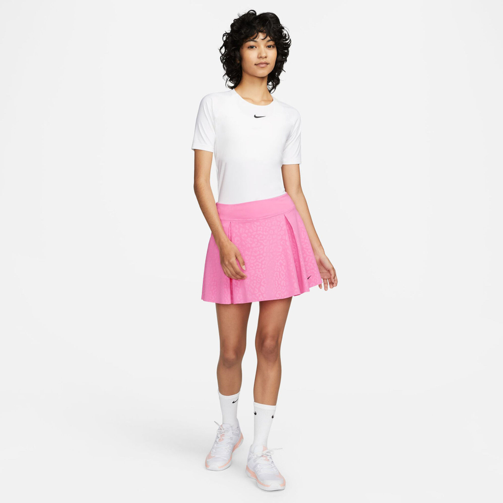 Женская теннисная юбка Nike Dri-Fit EMB Club Regular Skirt Women - Pink
