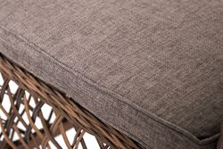 "Асти" лаунж-зона из искусственного ротанга на 4 персоны, цвет коричневый