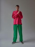 LS T-Shirt LOGO Bright Rose