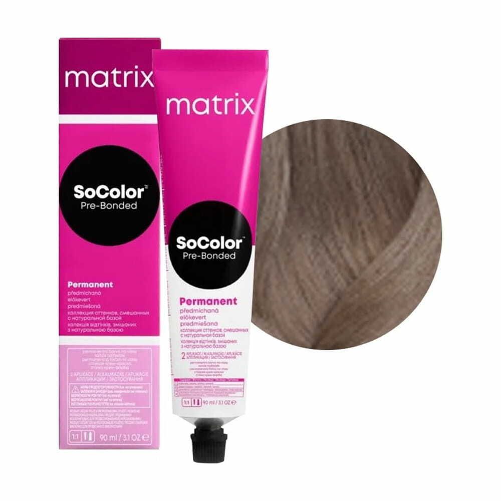 MATRIX SoColor Pre-bonded Permanent 7N, 90 мл