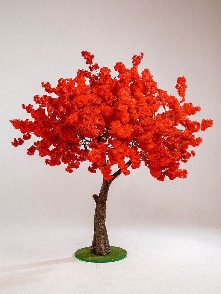 Искусственное дерево &quot;Сакура Luxe Красная&quot; 3 м