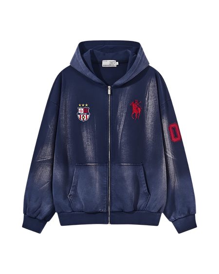 Худи HARSHandCRUEL Washed Zip-Hoodie