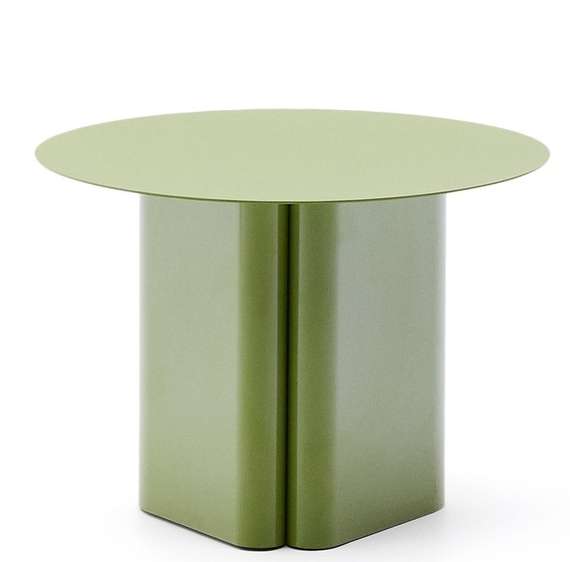 Журнальный столик Arvin Ø55x38 см, зеленый металл
