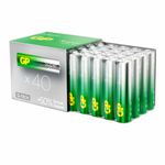 Батарейки GP Super, AAA (LR03, 24А), алкалиновые, мизинчиковые, КОМПЛЕКТ 40 шт., 24A-2CRVS40, GP 24A-2CRVS40