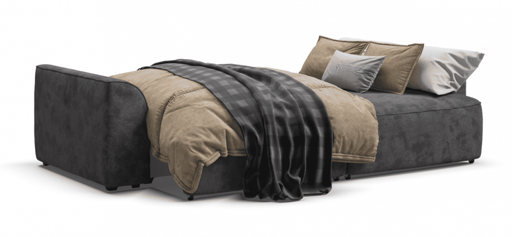 Диван Кинг Велюр Алькантара серый