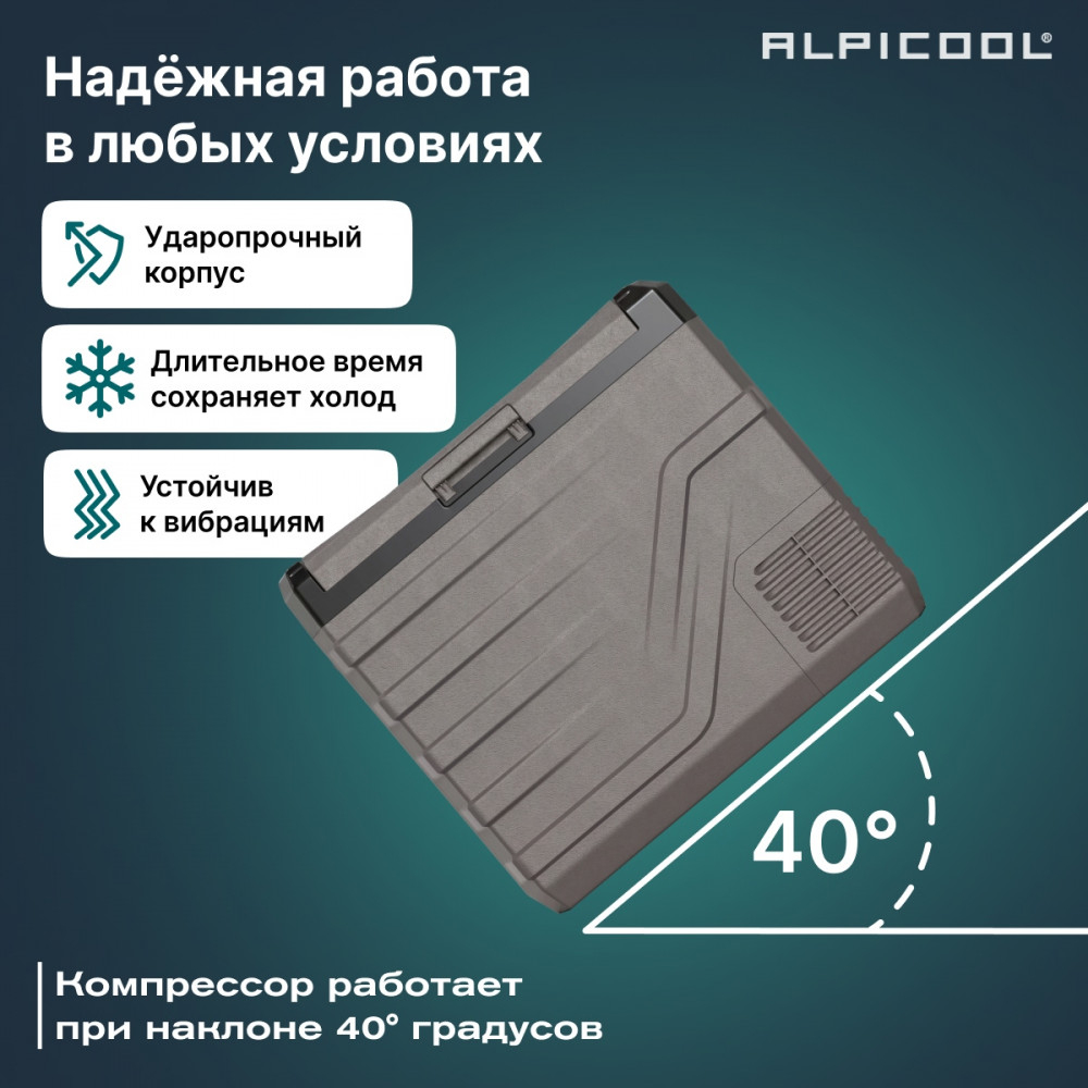 Автохолодильник Alpicool NL50 (12/24)