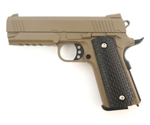 Страйкбольный пистолет Galaxy G.25D COLT1911PD металлический, пружинный