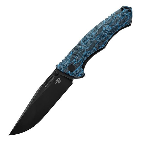Нож Bestech BT2301D Keen II с клинком из стали CPM-S35VN, рукоять Damascus G10
