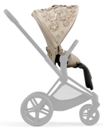 Прогулочная коляска Cybex Priam IV Chrome Brown Simply Flowers Beige (Nude Beige)