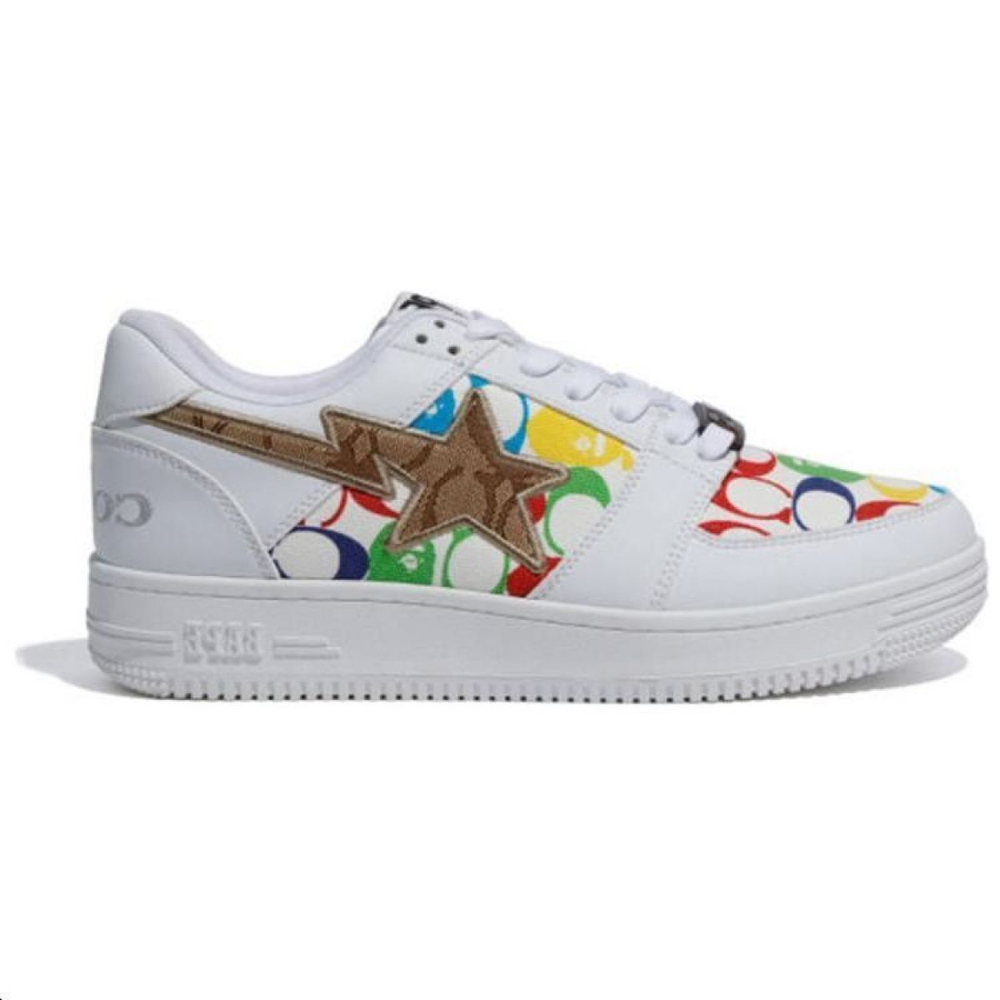 Кроссовки COACH/ x A BATHING APE Bape Sta, 1G23-191-902WHT