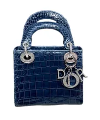 Сумка Dior Lady Dior, модель мини-формата синий