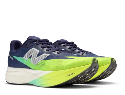 Кроссовки для бега женские New Balance Fuelcell SuperComp Elite v5 W Тёмно-синий-Лайм