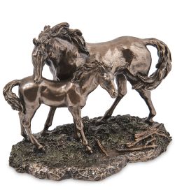 Veronese WS-1409 Статуэтка «Пара лошадей»