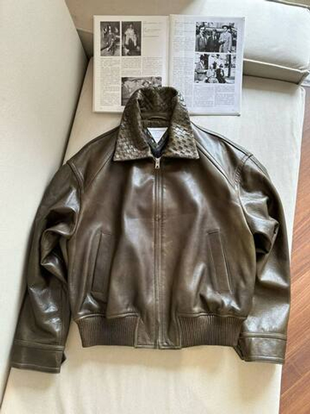 Кожаная куртка Bottega Veneta