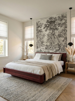 Кровать 160х200, Калантея, двуспальная, из дерева, парящая, массив березы, Dipriz