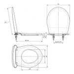 Сиденье для унитаза "Универсал" ИНКОЭР