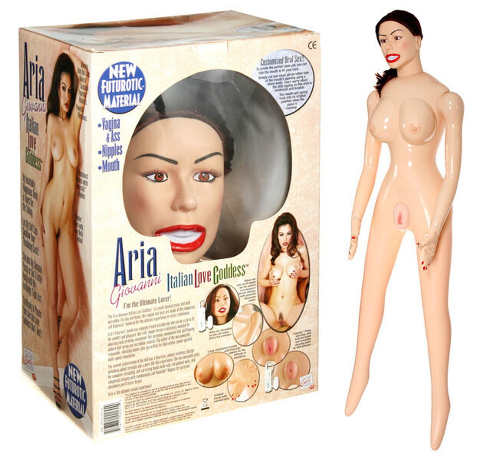 Секс-кукла Aria Giovanni Futurotic Love Doll (Цвет: брюнетка)