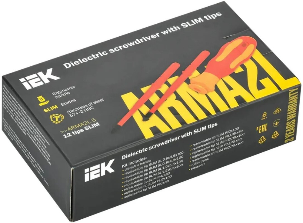 Отвертка  IEK A2L5-NS30-T2-13