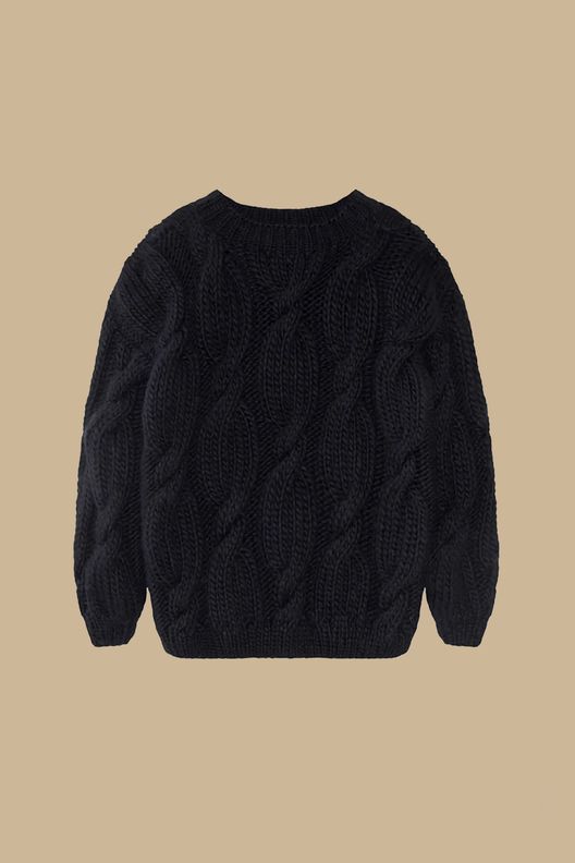 Свитер Лук c фактурным рисунком без горла / Mirstores